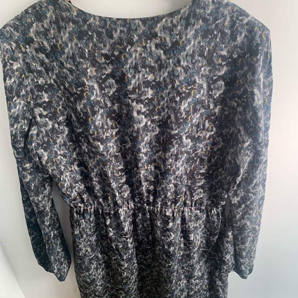 Silk Theory Multicolor Long Sleeve Dress - Picture 7 of 11